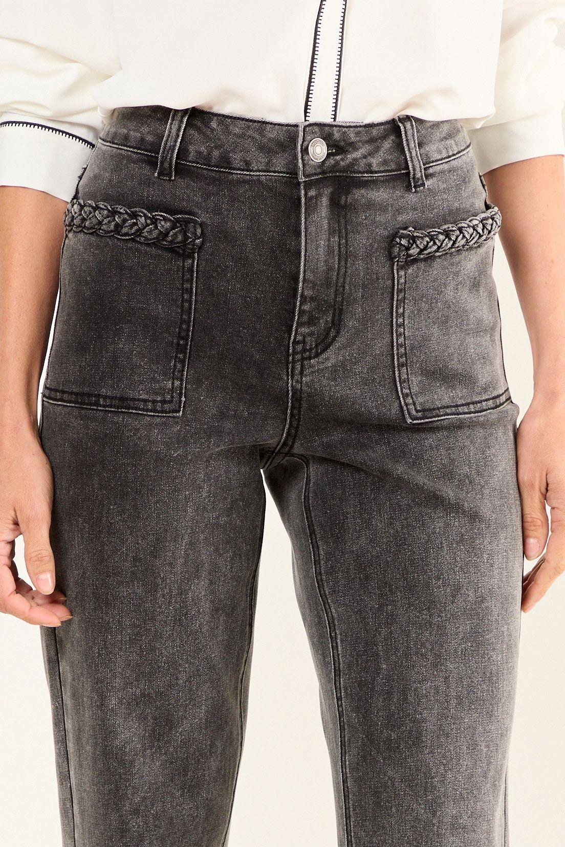 Jeans Wide Negro Ma Griffe 11302126006102-2