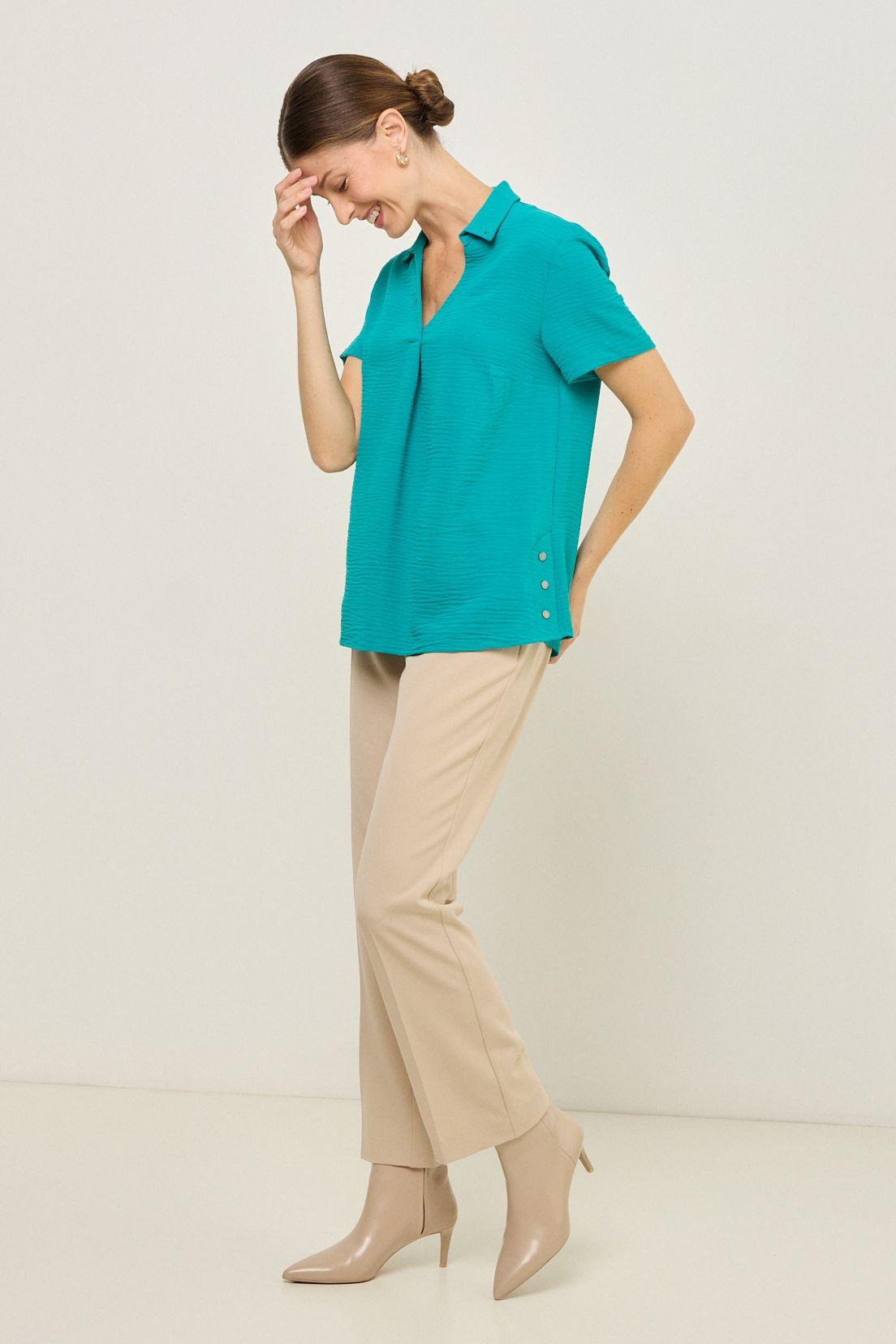 Blusa Manga Corta Verde Ma Griffe 14002125030217-3