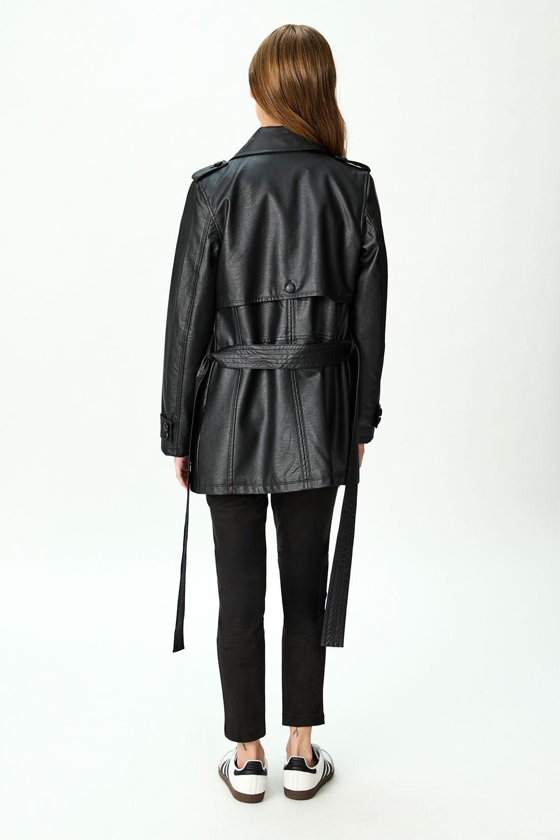 Impermeable Liso Trench Negro 17420125050102-4