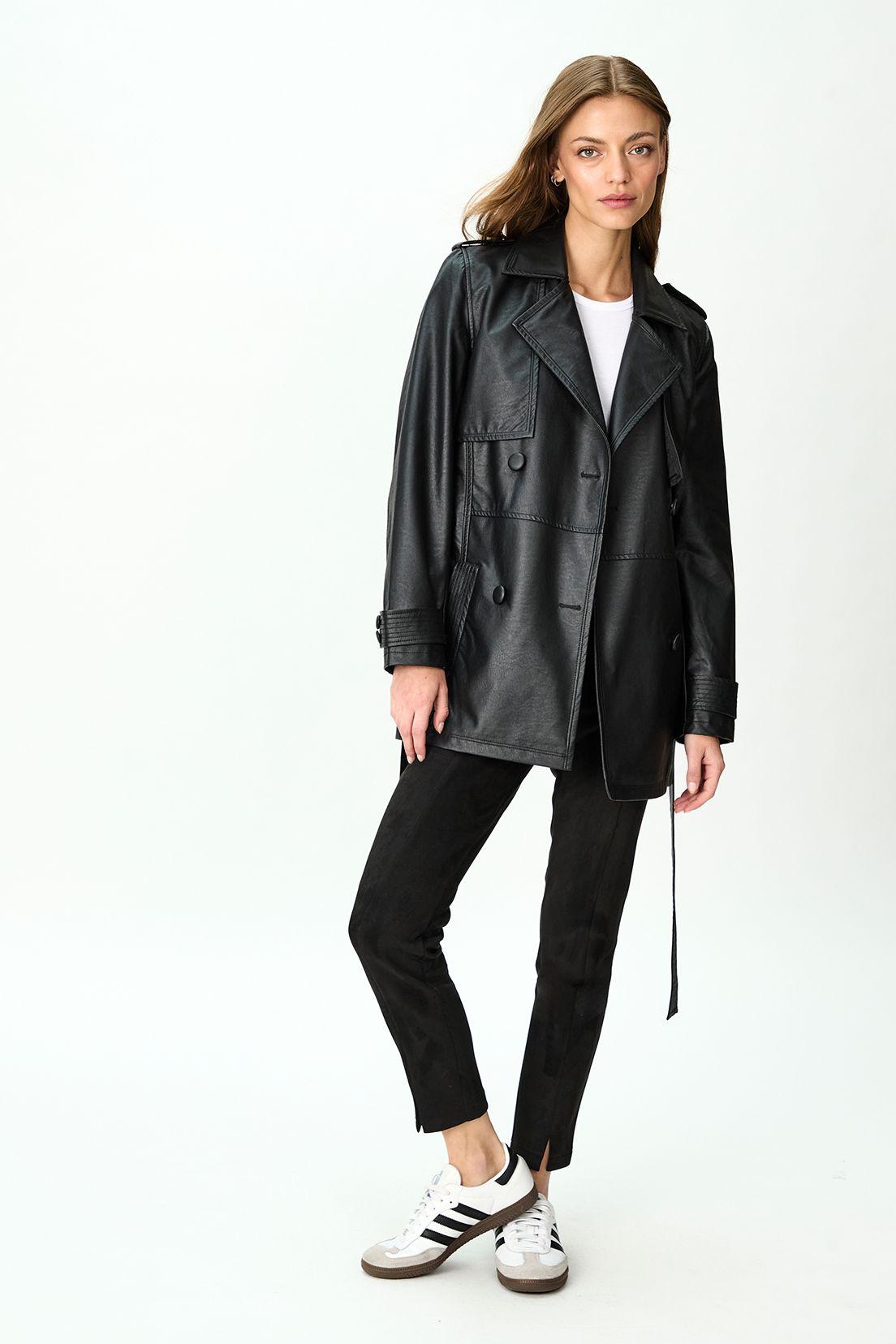 Impermeable Liso Trench Negro 17420125050102-2