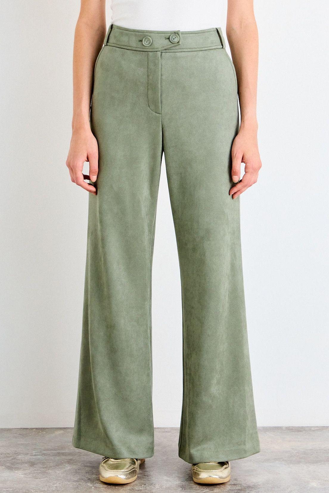 Pantalon Liso Verde Oliva iO 11020126062107-1