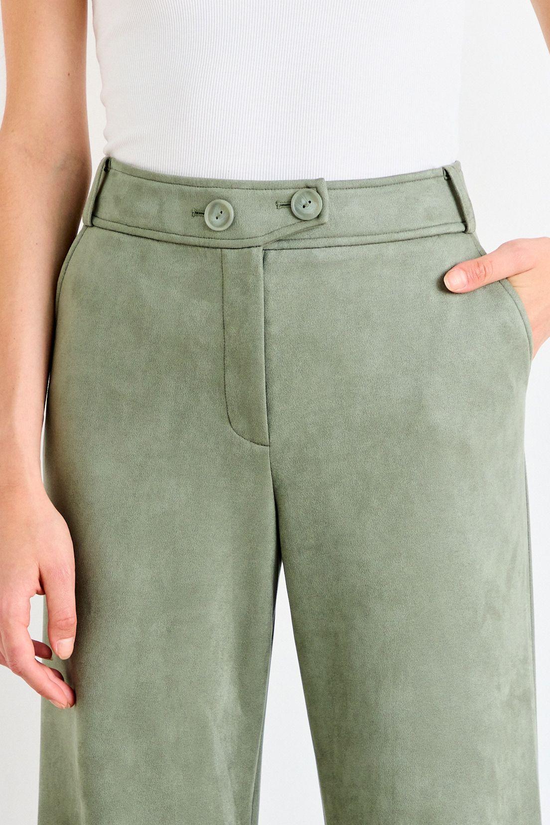 Pantalon Liso Verde Oliva iO 11020126062107-3