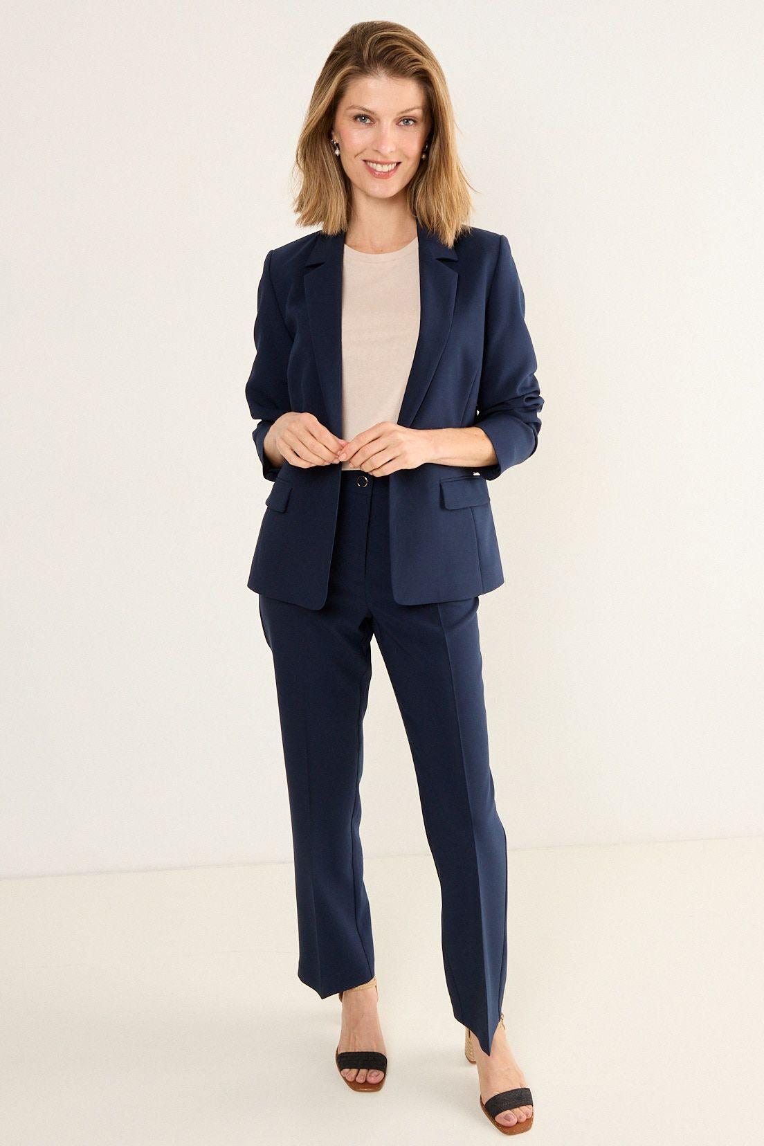 Blazer Liso Azul Ma Griffe 16002126200104-4