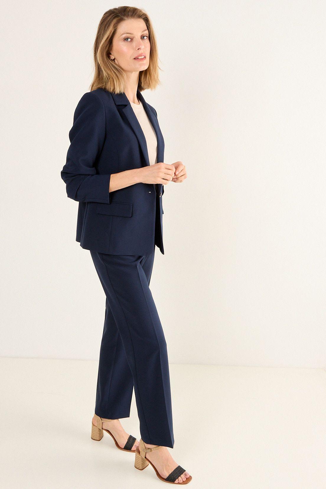 Blazer Liso Azul Ma Griffe 16002126200104-3