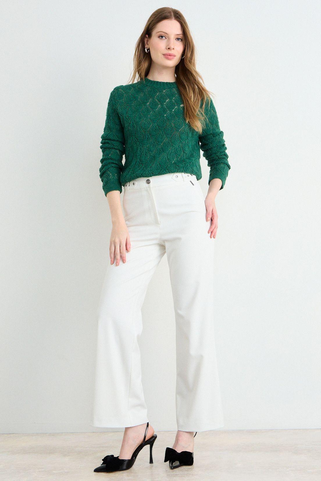 Sweater Calado Verde Oliva Ash 18107126050107-3