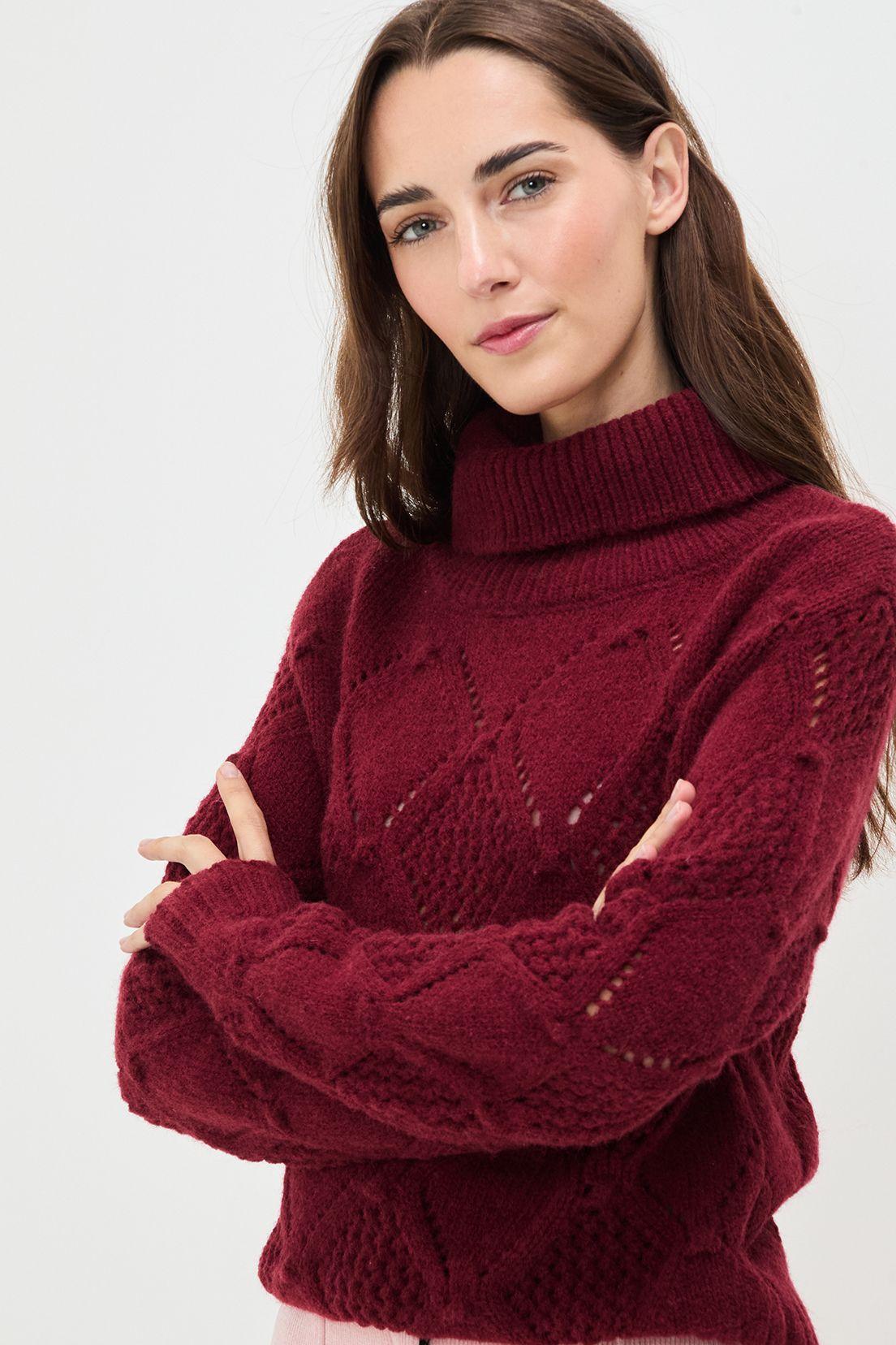 Sweater Liso Burdeos 18104125005112-1