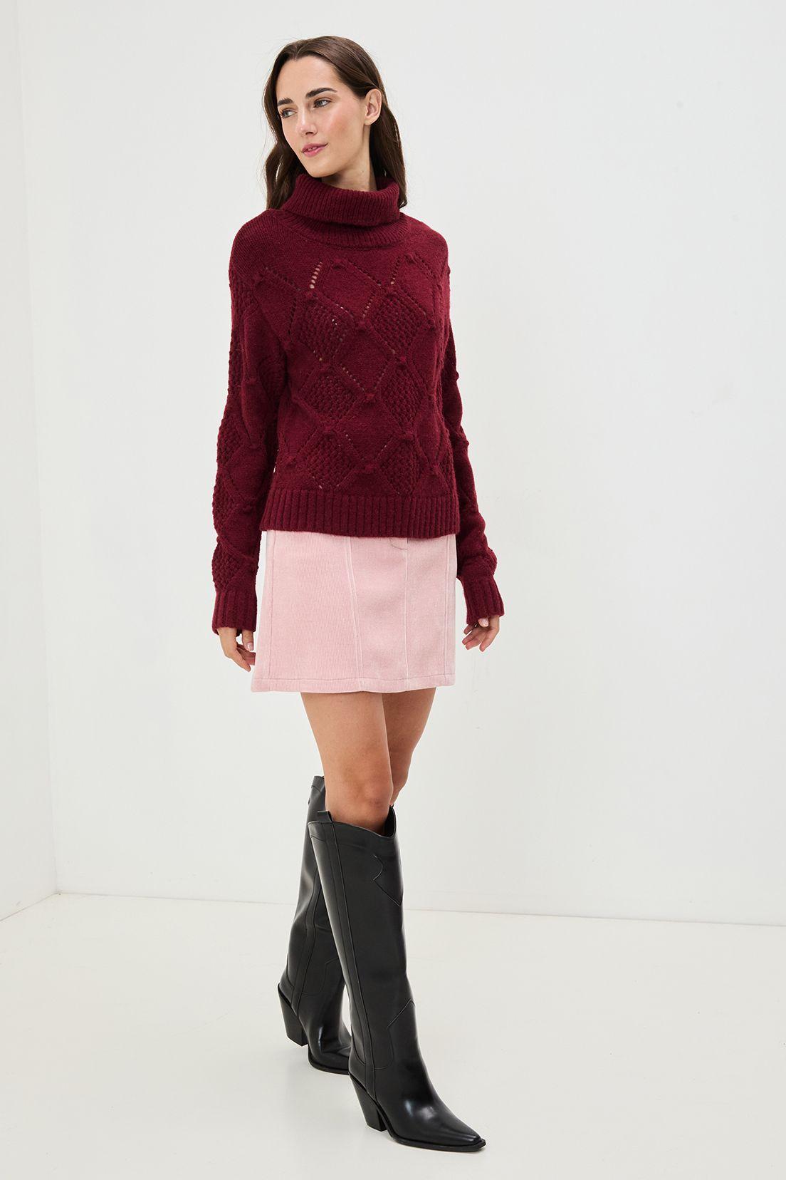 Sweater Liso Burdeos 18104125005112-3
