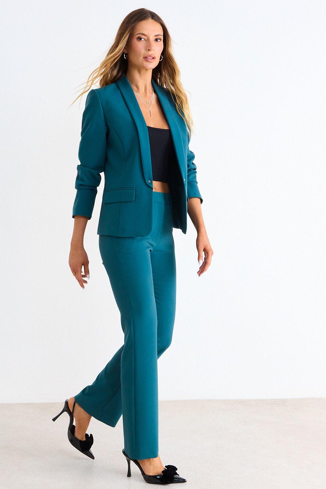 Blazer Liso De Tope Verde Ash 16007126005217-4