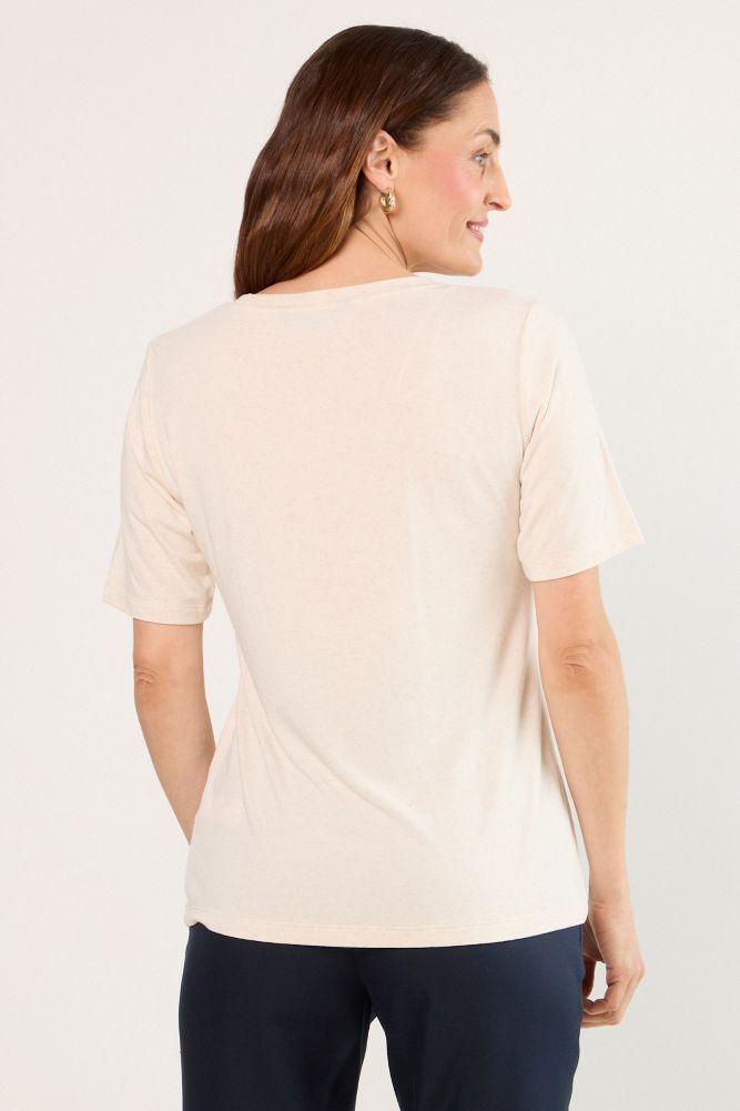 Polera Manga Corta Blanco Ma Griffe 14202225009101-2