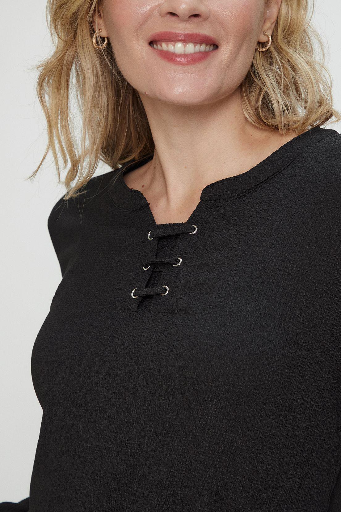 Polera Lisa Negro Ma Griffe 14202224051102-3