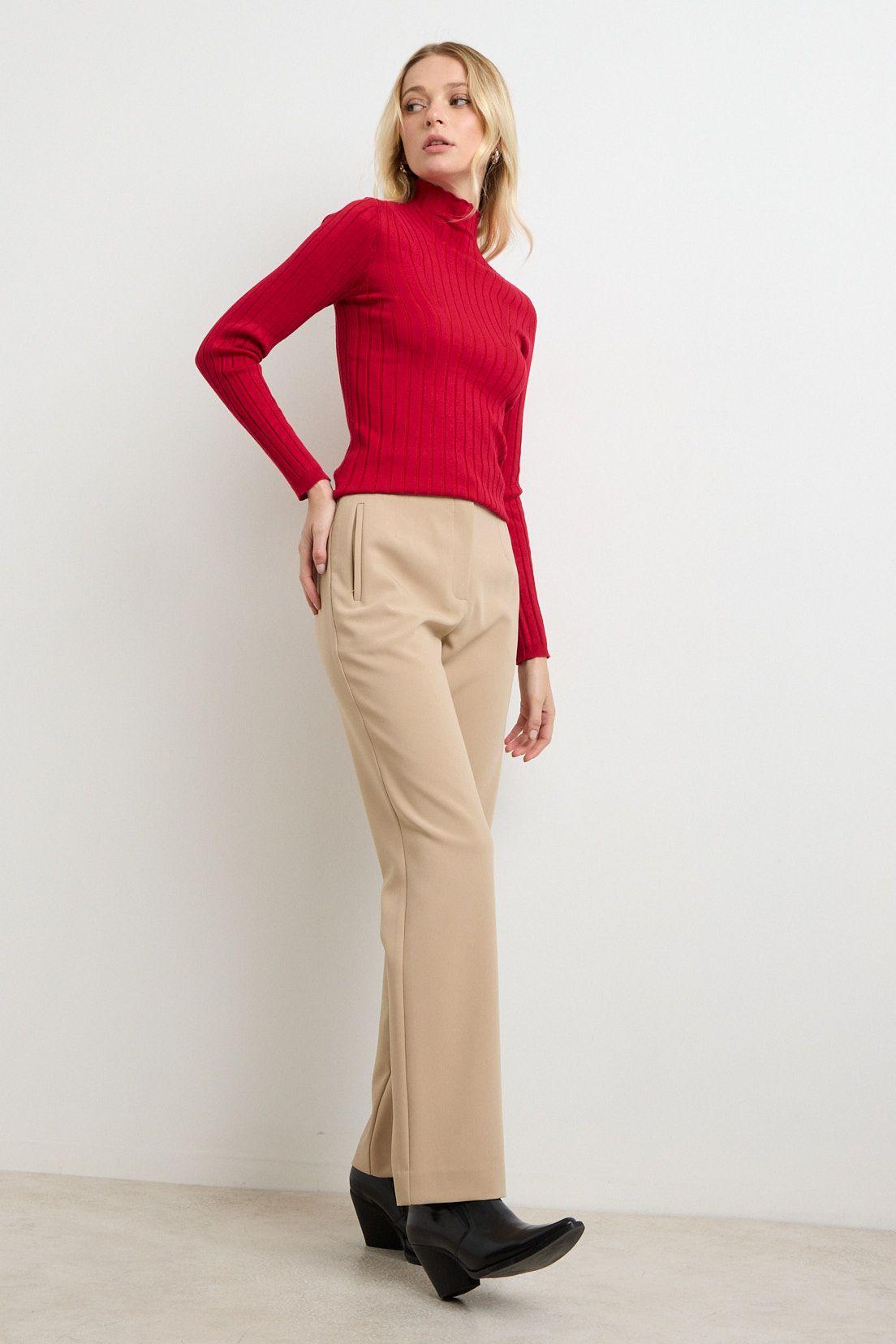 Sweater Liso Rojo 18107125004103-2