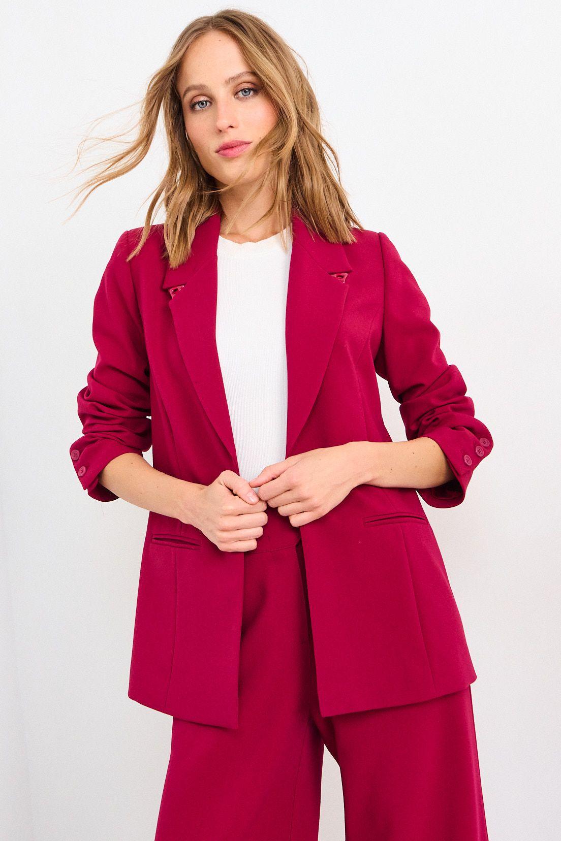 Blazer Liso Burdeos iO 16020126065112-0
