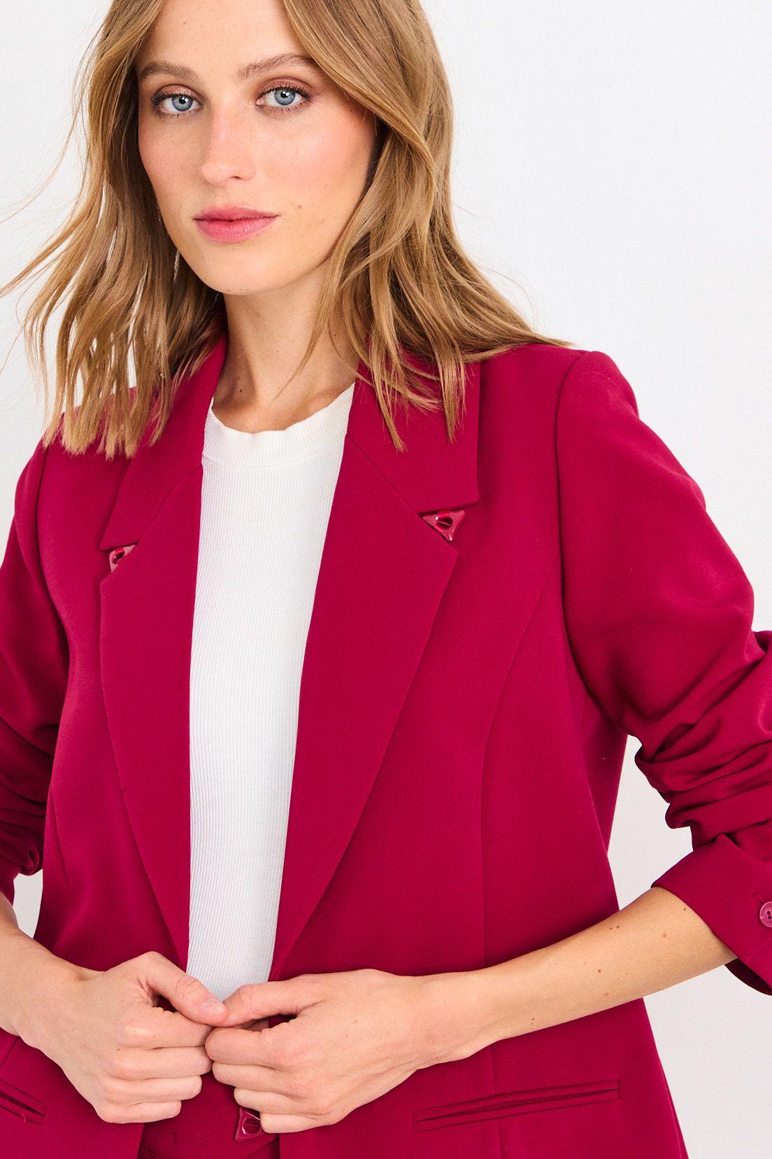 Blazer Liso Burdeos iO 16020126065112-1