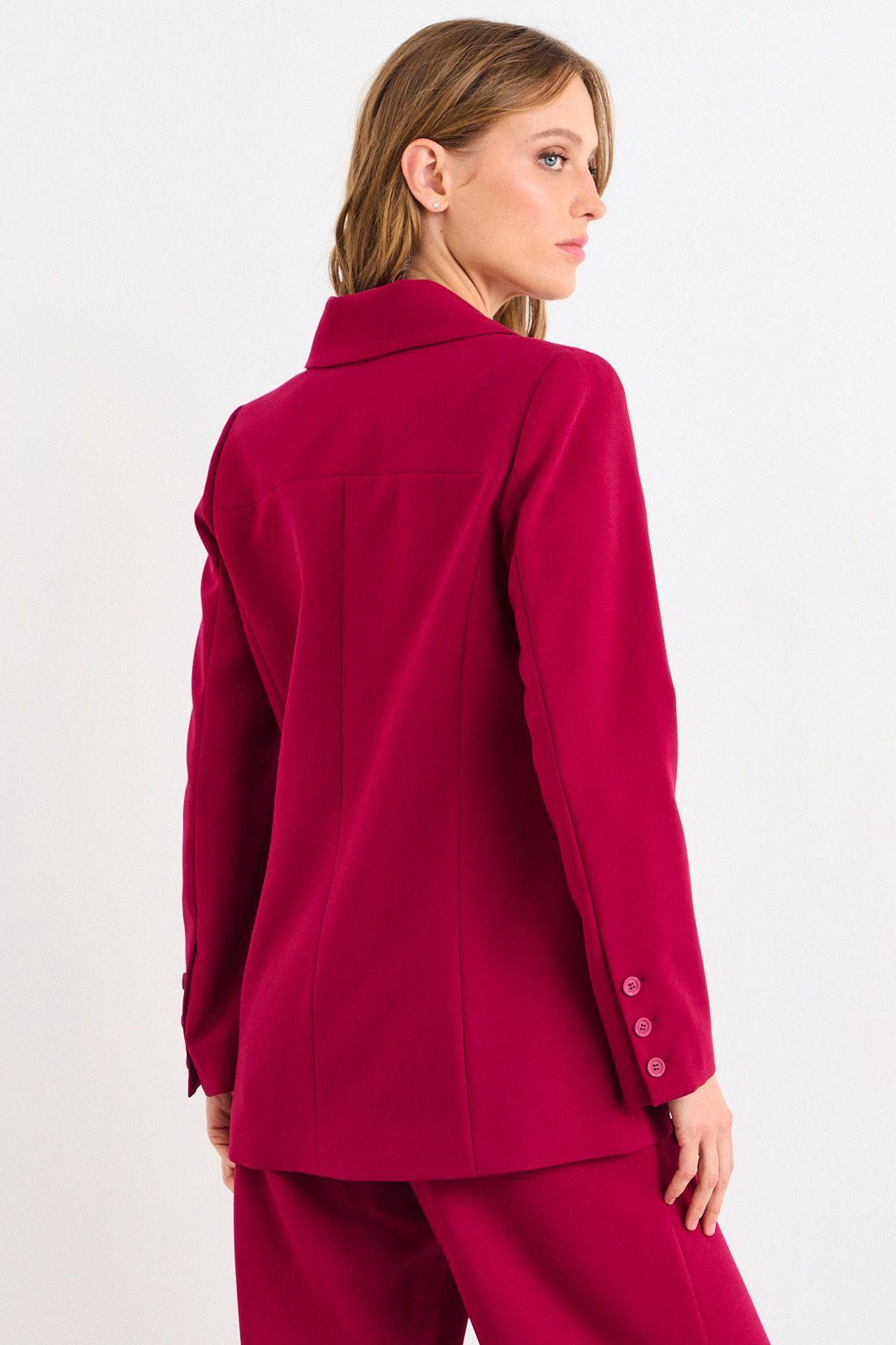 Blazer Liso Burdeos iO 16020126065112-2