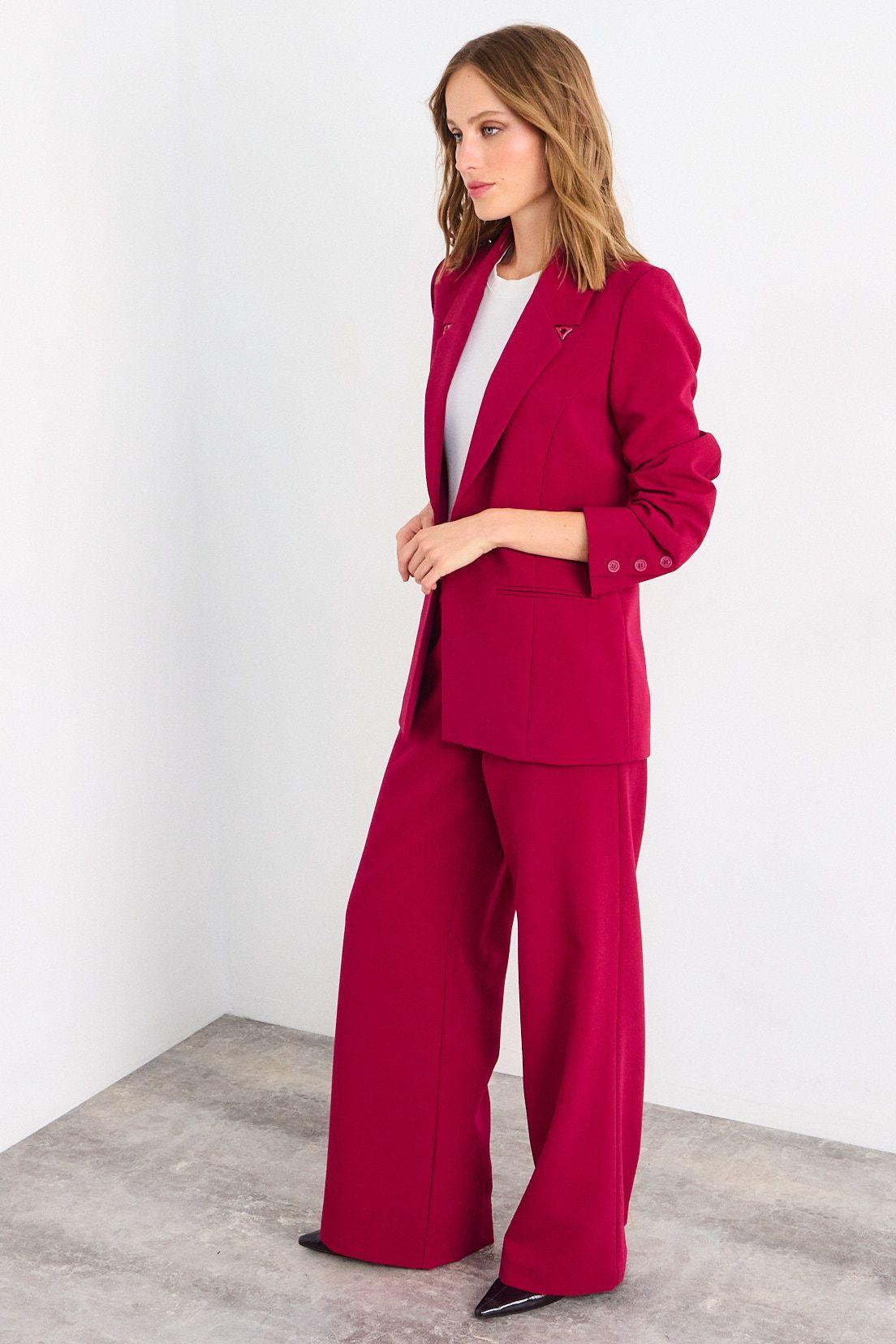 Blazer Liso Burdeos iO 16020126065112-4
