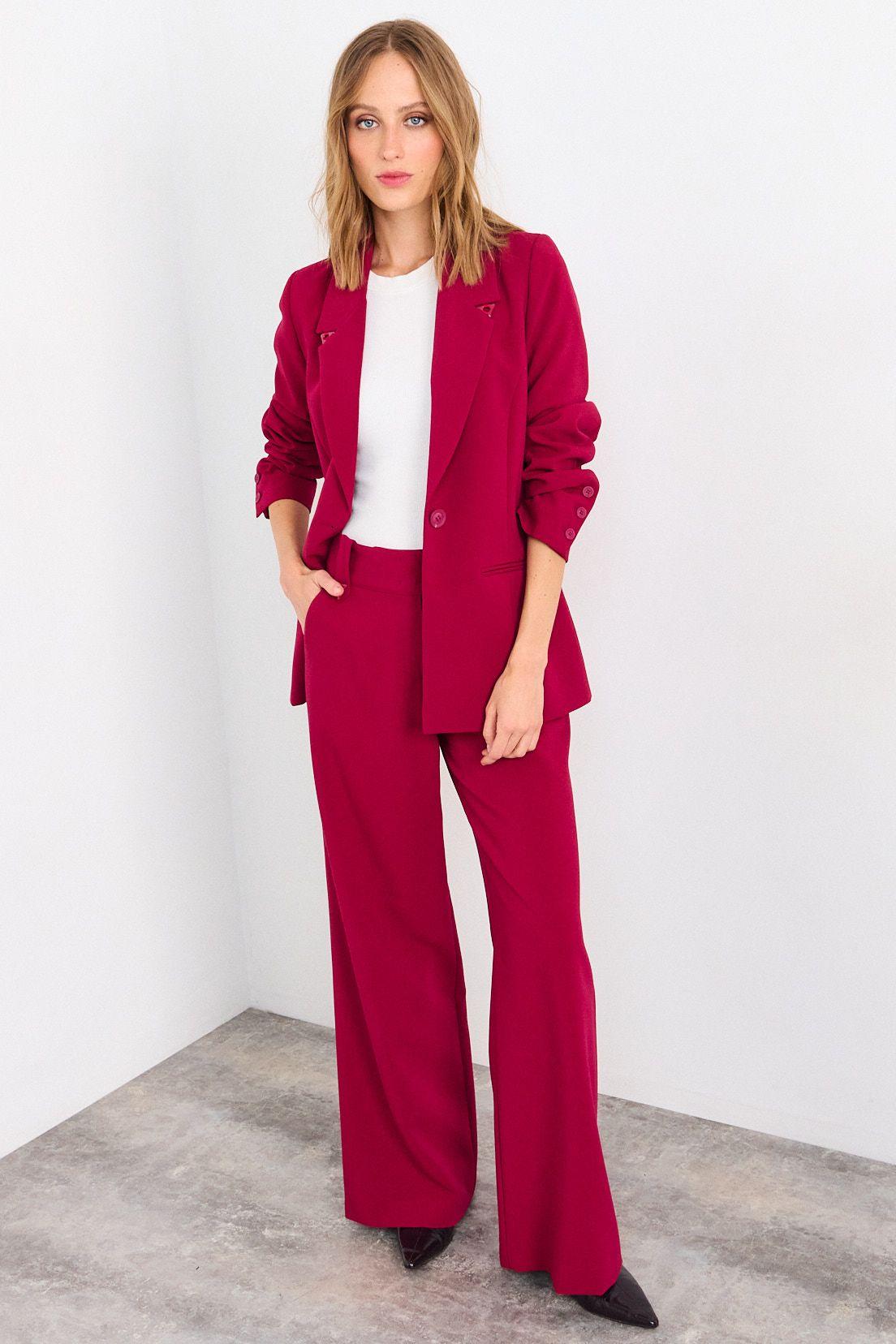 Blazer Liso Burdeos iO 16020126065112-4