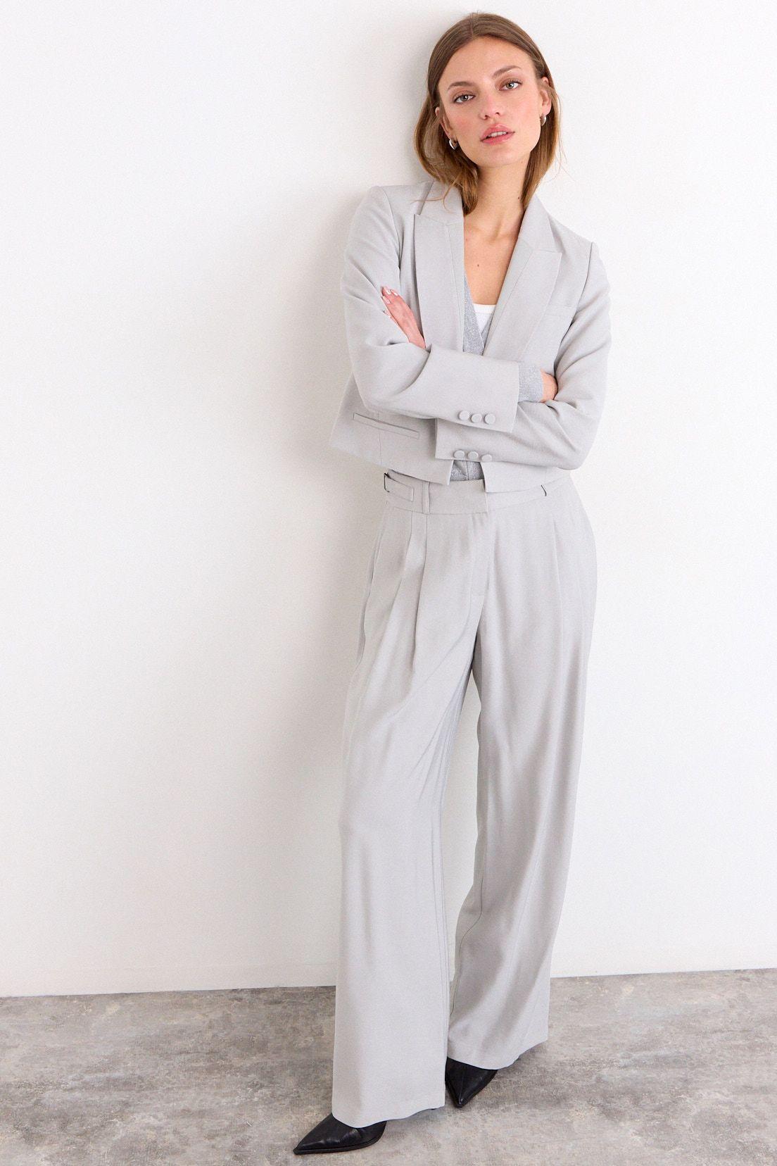 Blazer Liso Gris iO 16020226003113-4