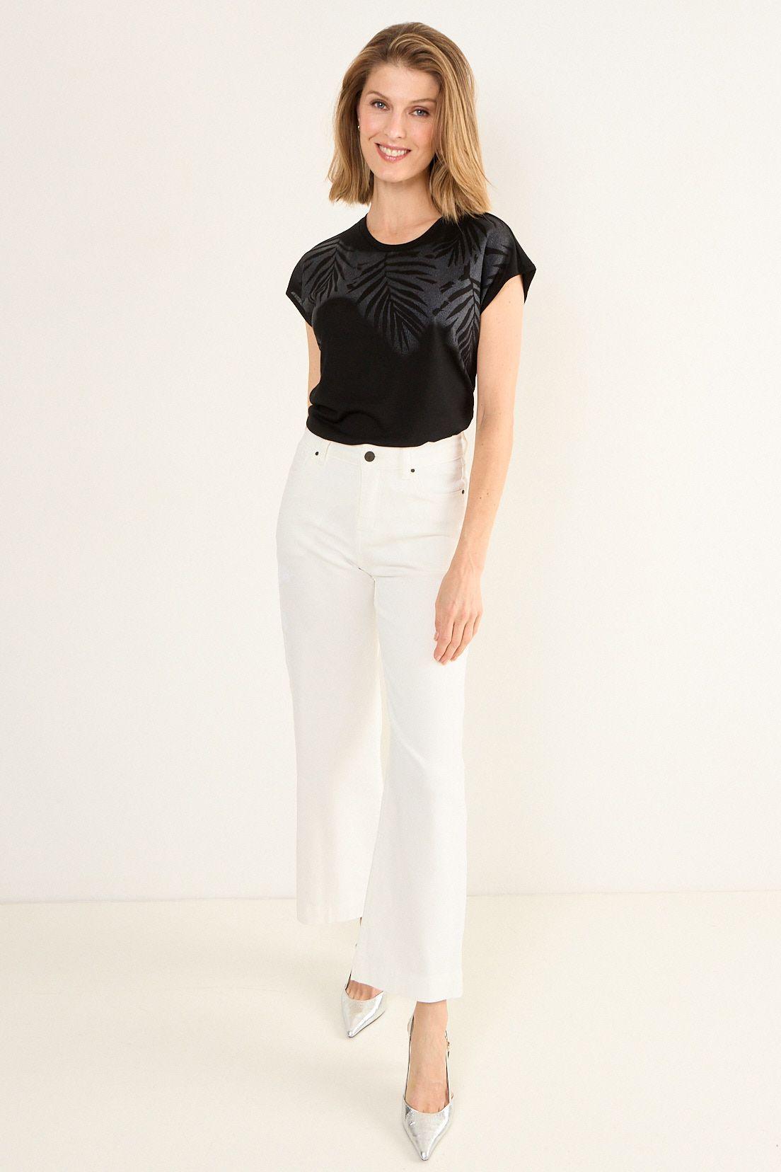 Polera Manga Caida Negro Ma Griffe 14602126050102-4