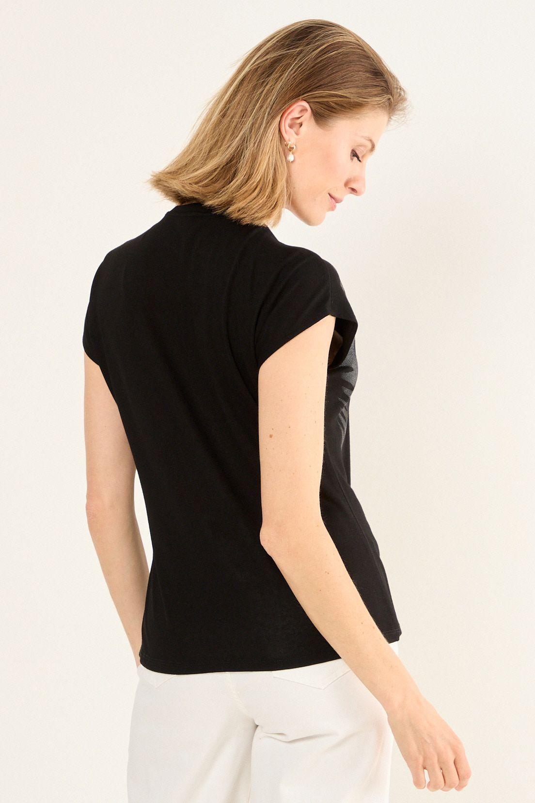 Polera Manga Caida Negro Ma Griffe 14602126050102-2