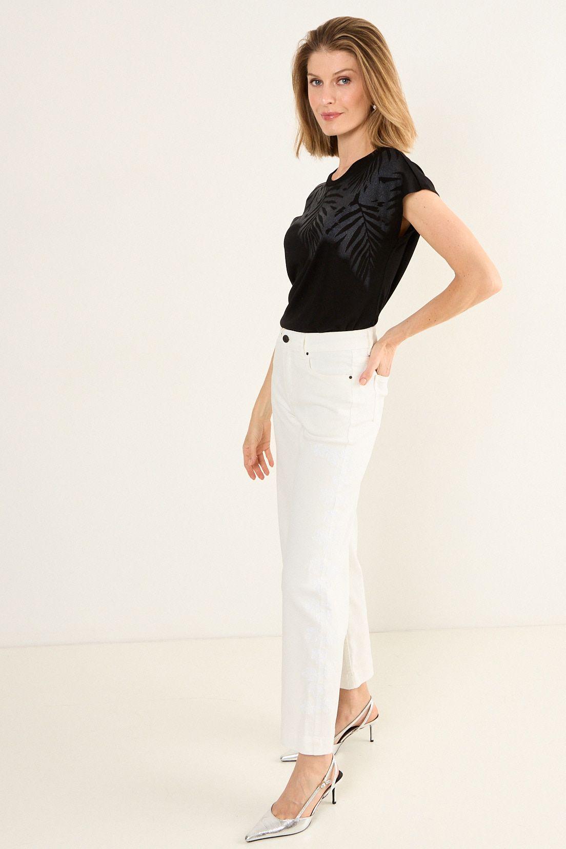 Polera Manga Caida Negro Ma Griffe 14602126050102-3