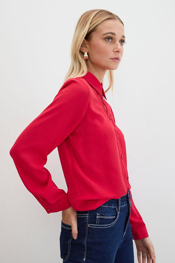 Blusas Manga Larga Rojo Ash 14007125016103-3