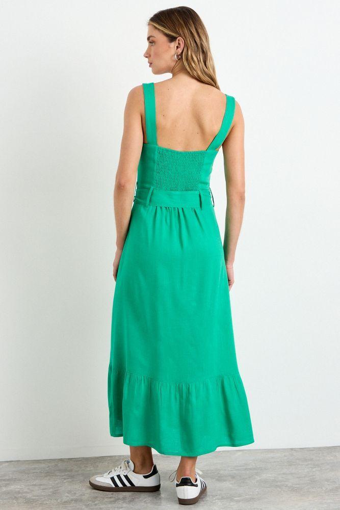 Vestido Liso Verde Oliva iO 13404225020107-3