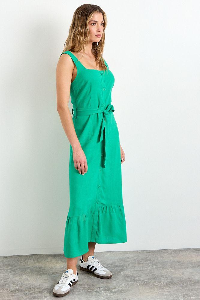 Vestido Liso Verde Oliva iO 13404225020107-4