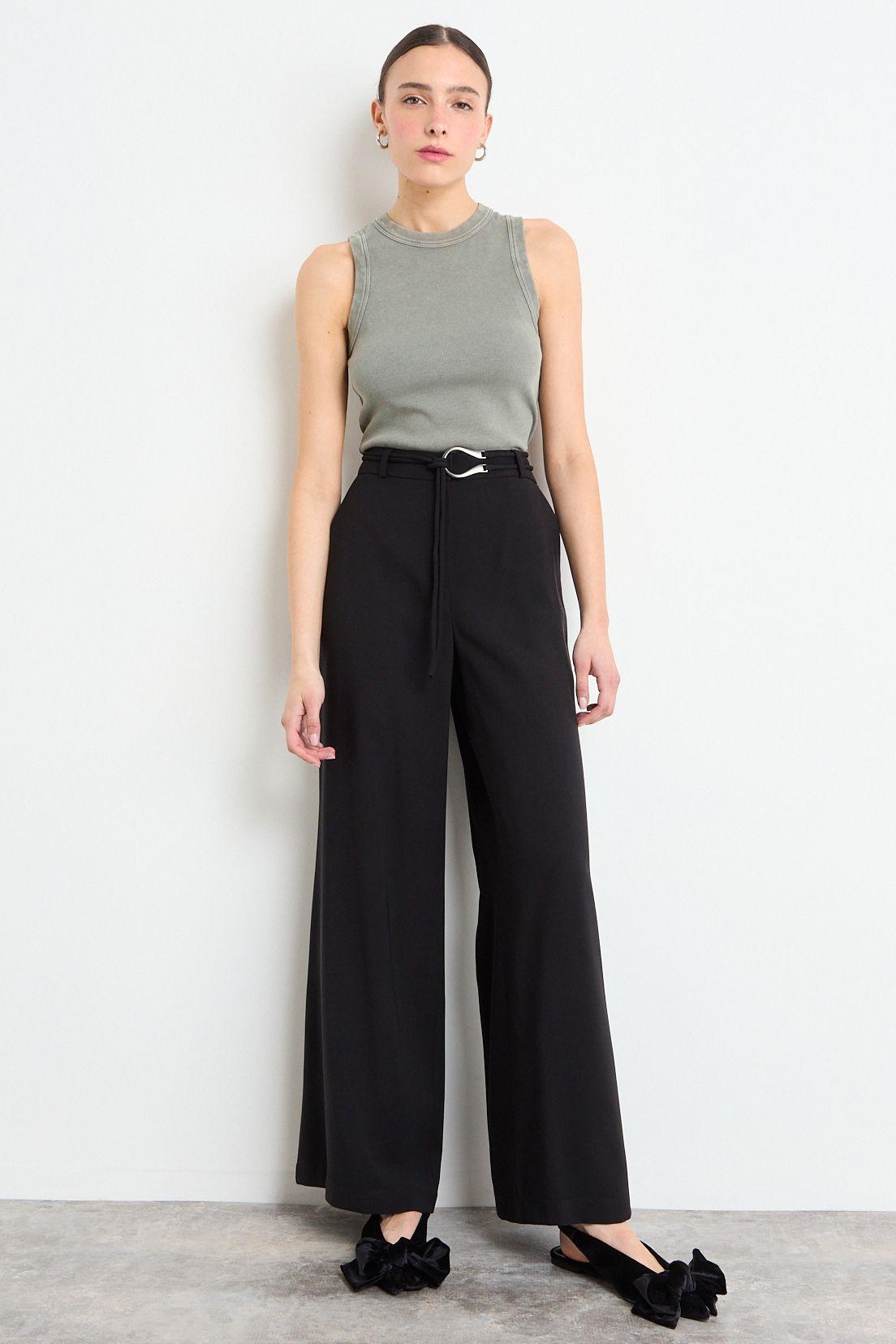 Pantalon Liso Negro iO 11020225016102-0