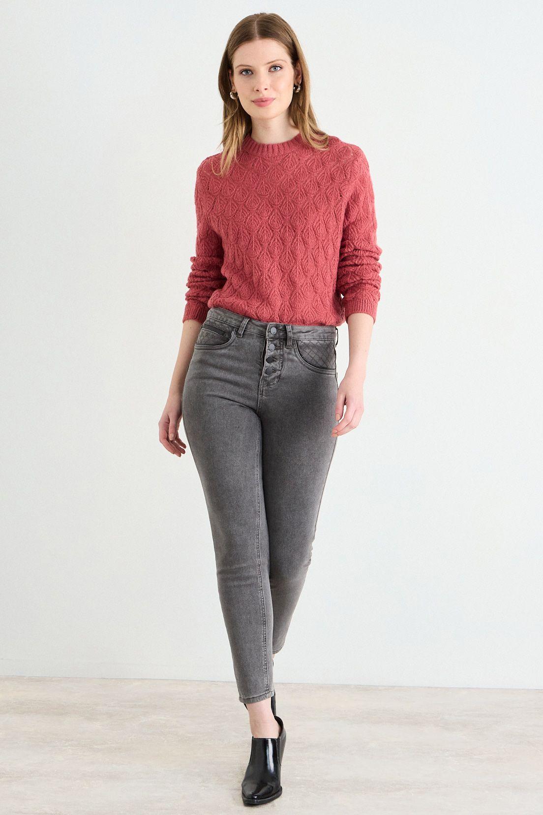 Sweater Calado Naranjo Ash 18107126050131-3