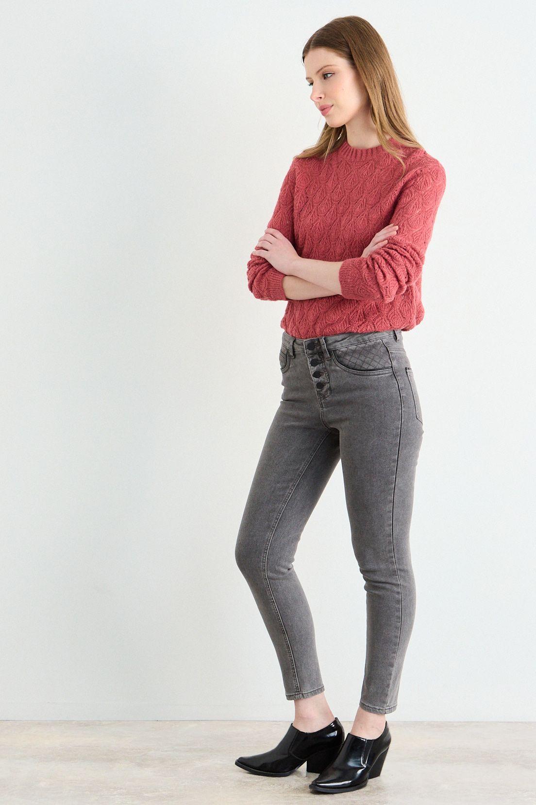 Sweater Calado Naranjo Ash 18107126050131-4