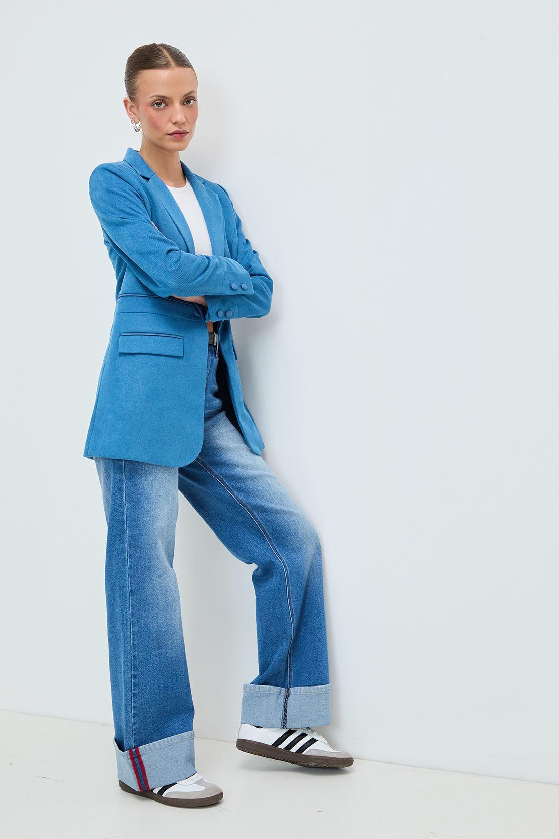 Blazer Liso Azul 16004125004134-3