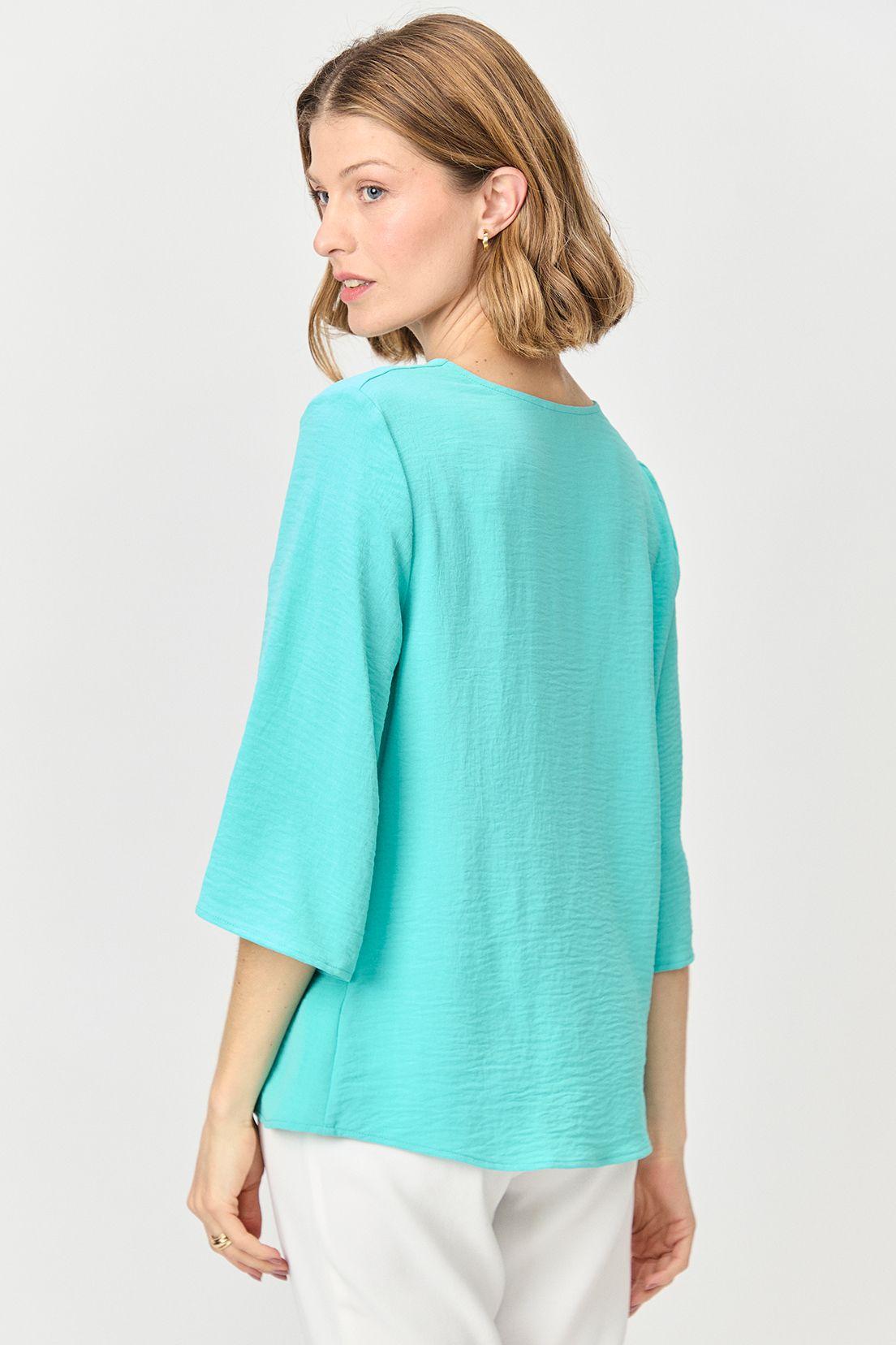 Blusa Escote En V Verde Ma Griffe 14002224004217-3