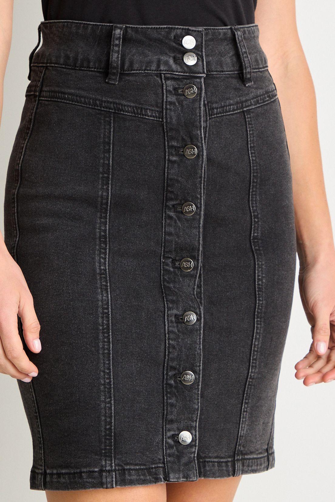 Falda Corta Negro Ash 12807225001102-2