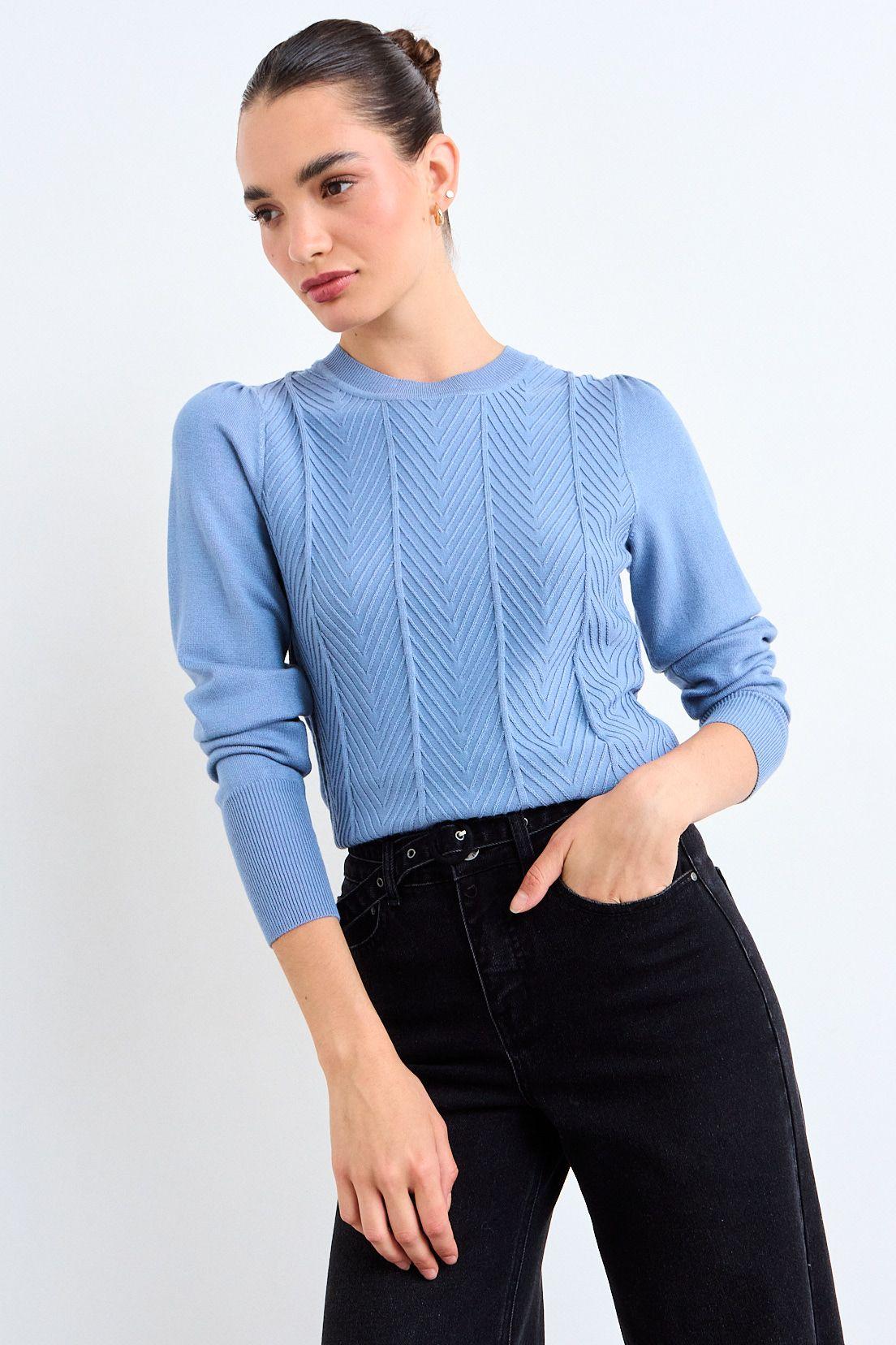 Sweater Liso Celeste iO 18120126023110-1