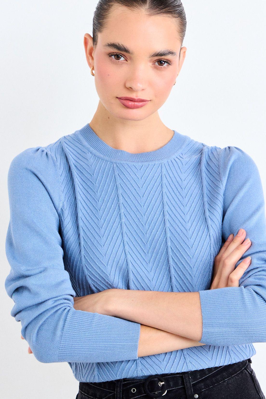 Sweater Liso Celeste iO 18120126023110-2