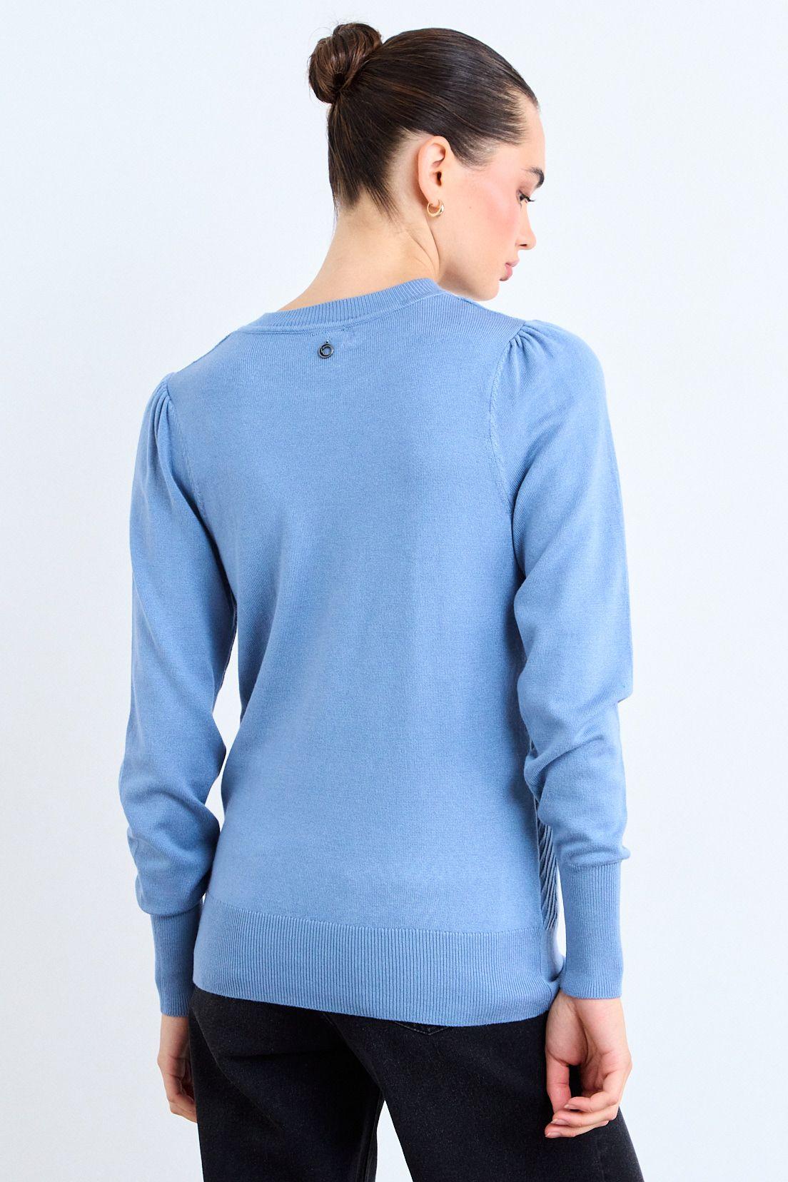 Sweater Liso Celeste iO 18120126023110-3