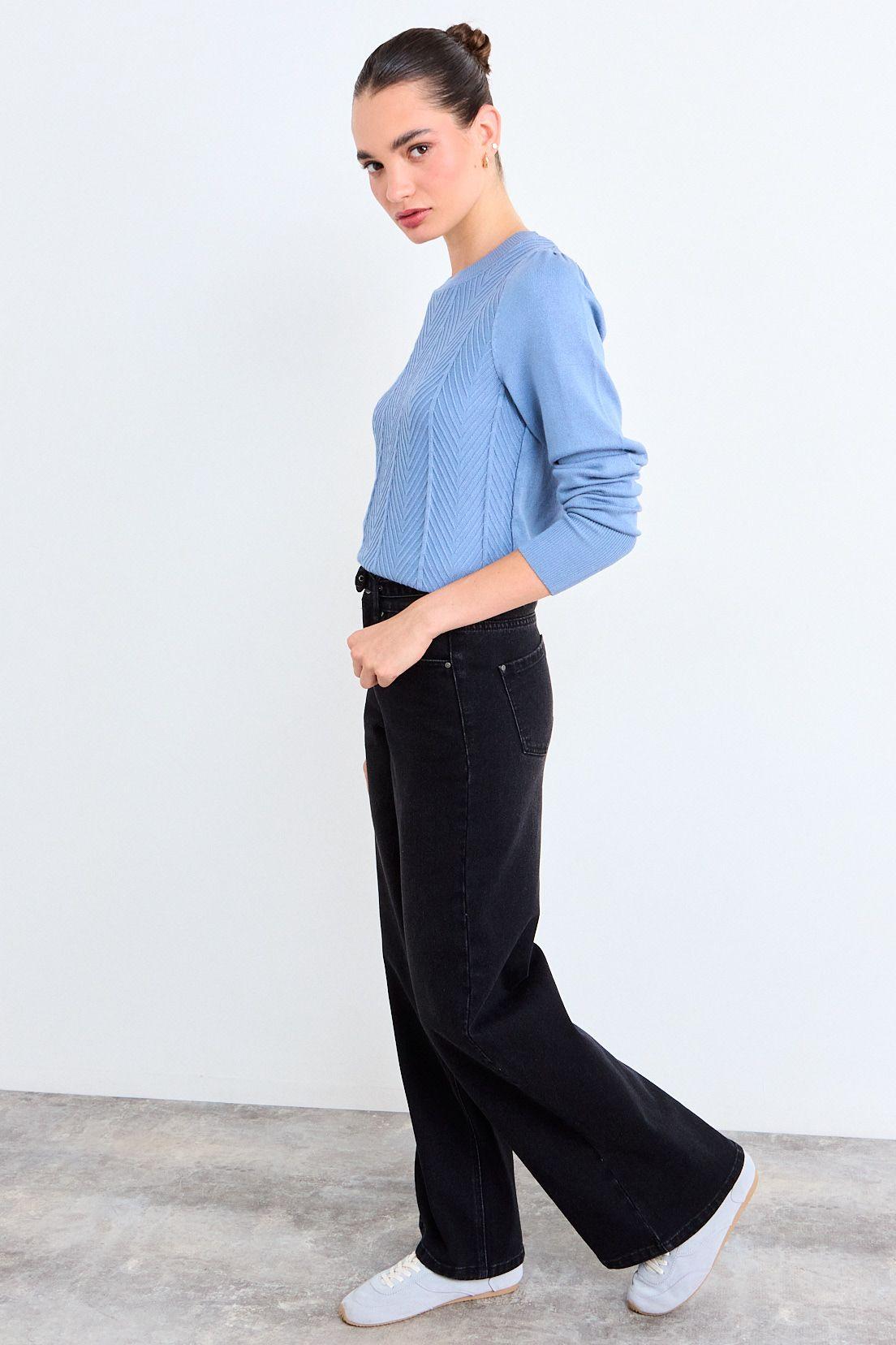 Sweater Liso Celeste iO 18120126023110-4