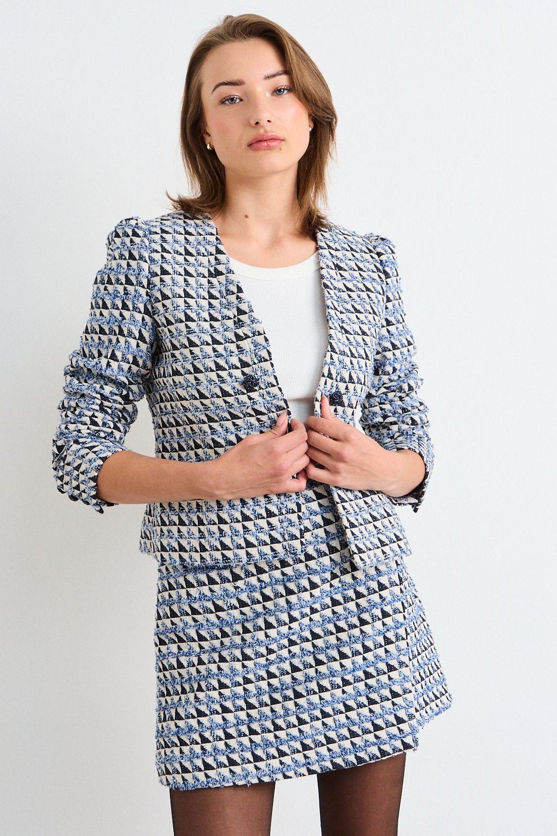 Blazer Fantasia Azul iO 16120126054104-0
