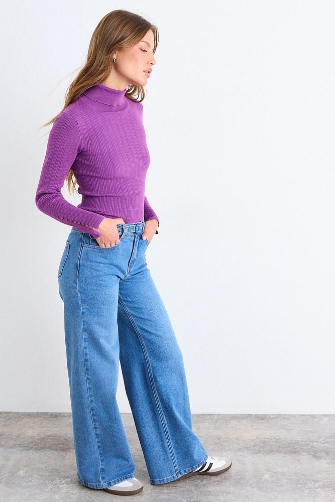 Beatle Tejido Basico Rib Morado iO 18120126016121-4