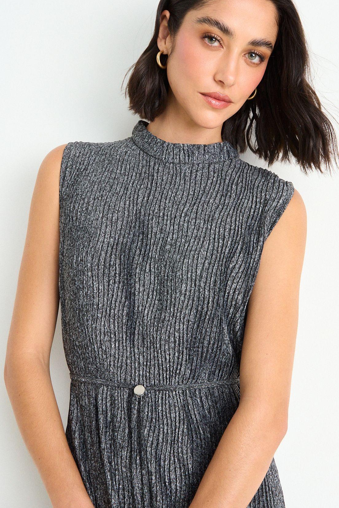 Vestido Largo Sin Mangas Gris Ash 13407126050113-2