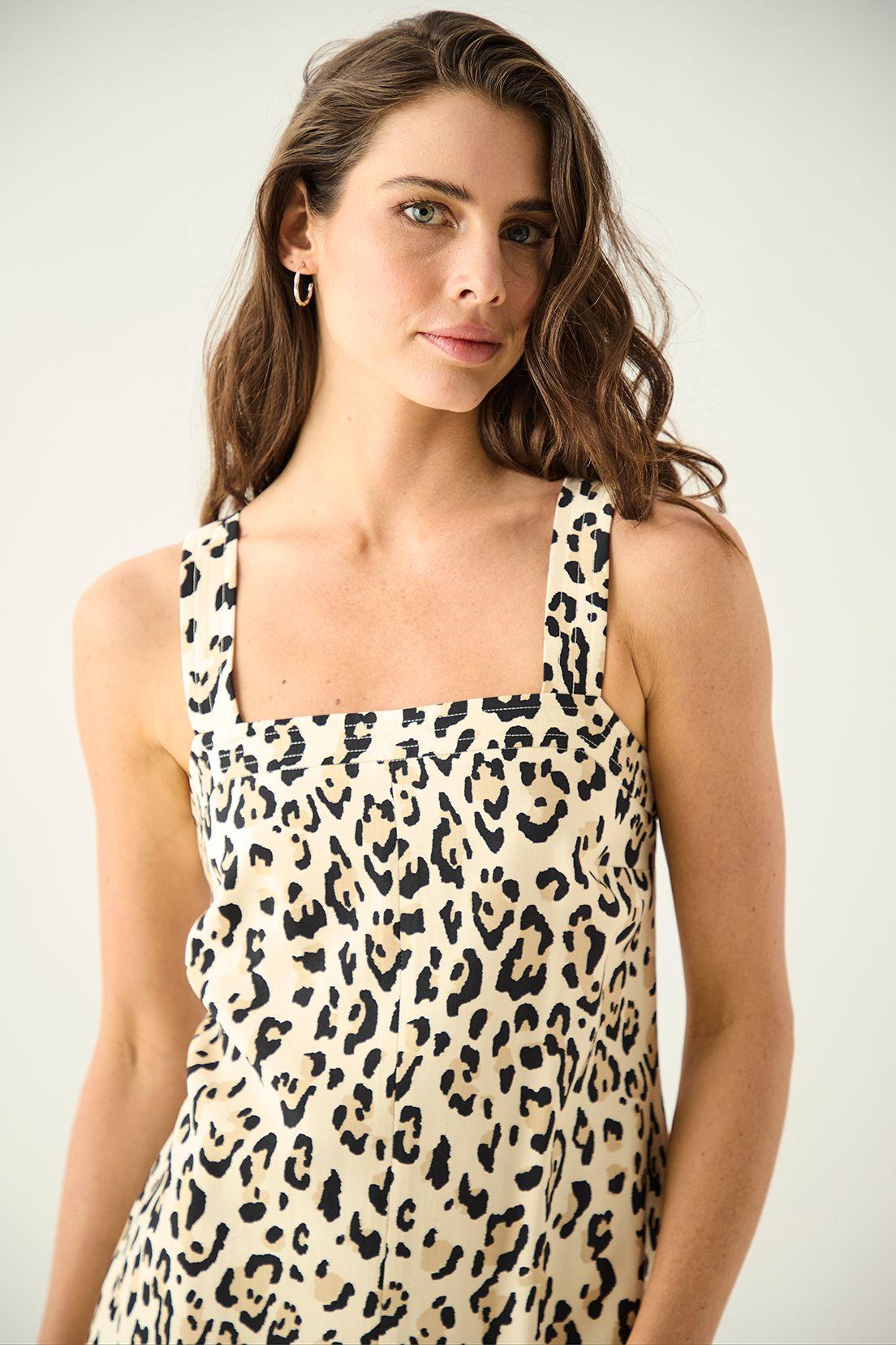 Vestido Largo Estampado Negro Ash 13507224053102-1