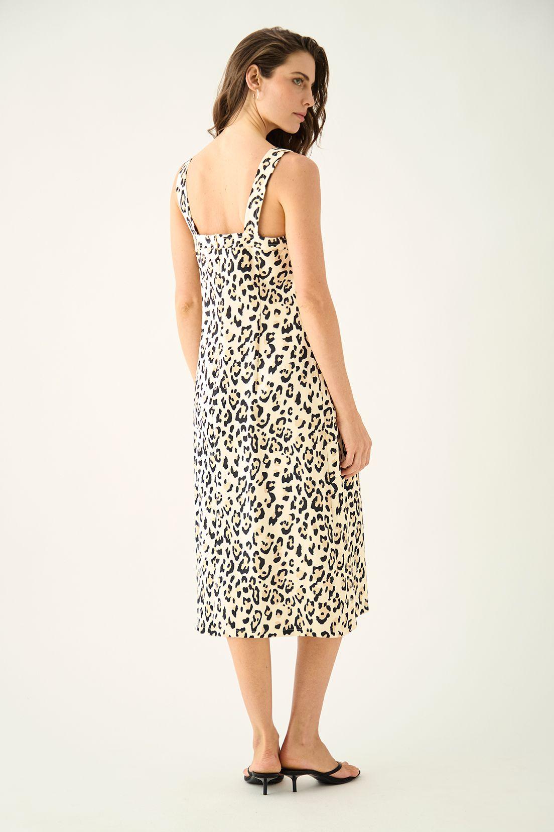 Vestido Largo Estampado Negro Ash 13507224053102-4