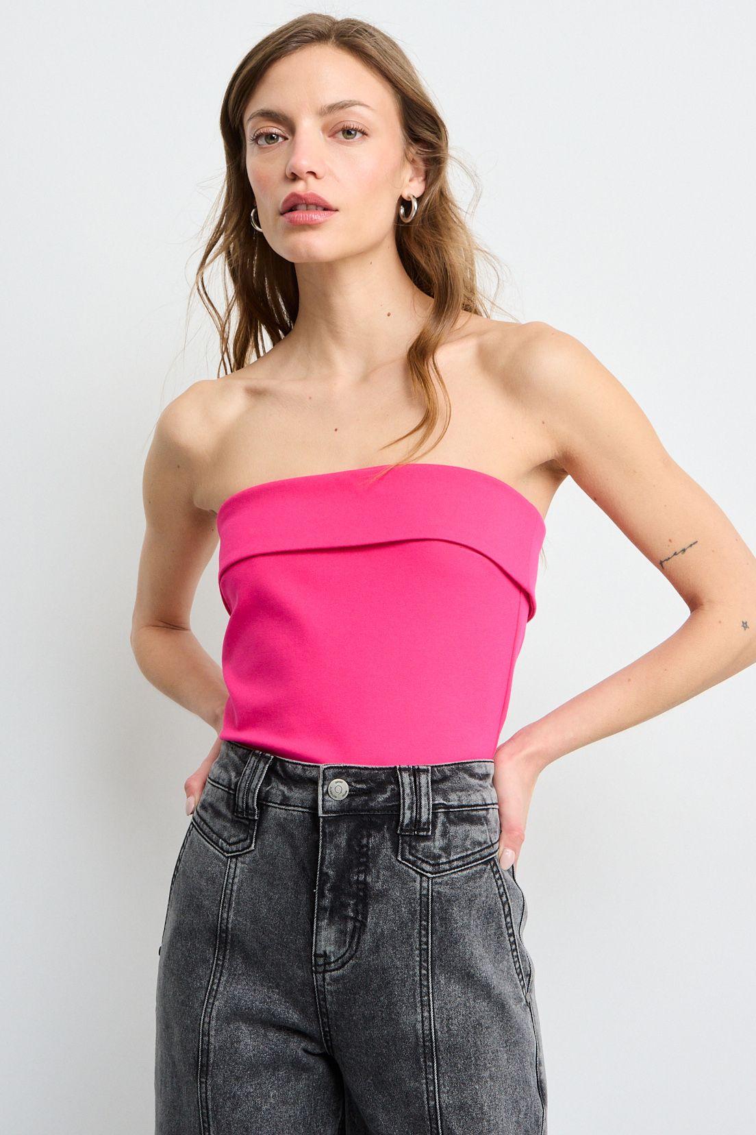 Polera Sin Mangas Fucsia iO 14220225067116-0