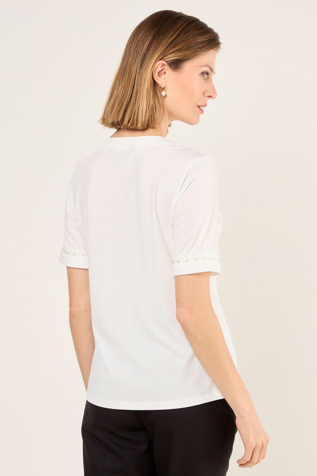 Polera Manga Corta Blanco Ma Griffe 14202225014101-2