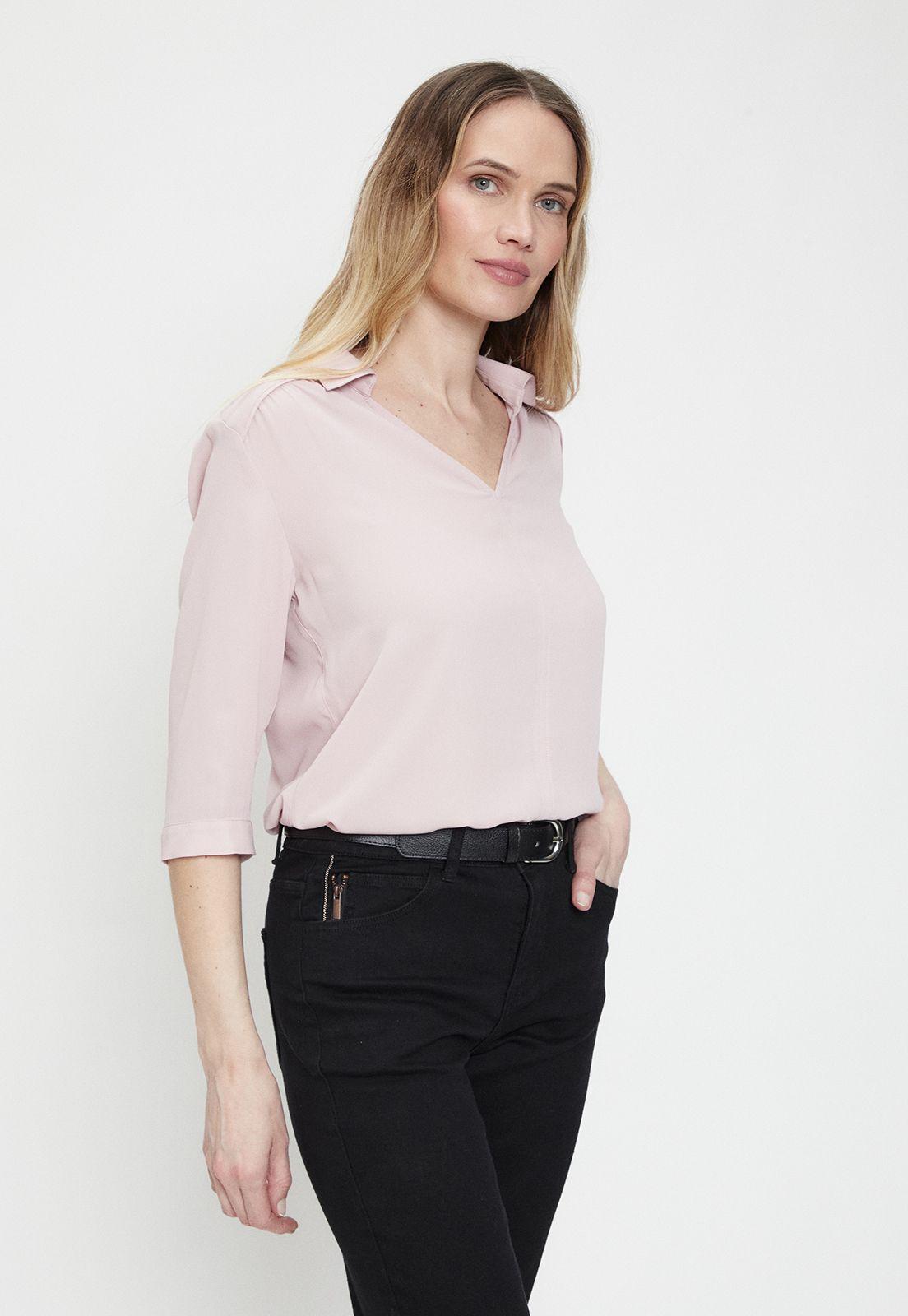 Blusa Lisa Rosado Ma Griffe 14002224053123-3