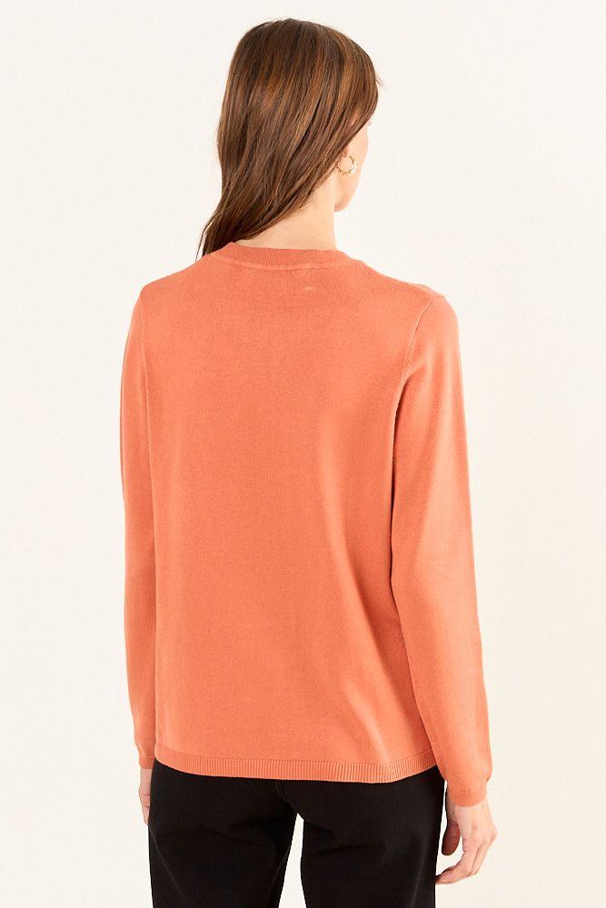 Tejido Escote Redondo Terracota Ma Griffe 18102126002214-2