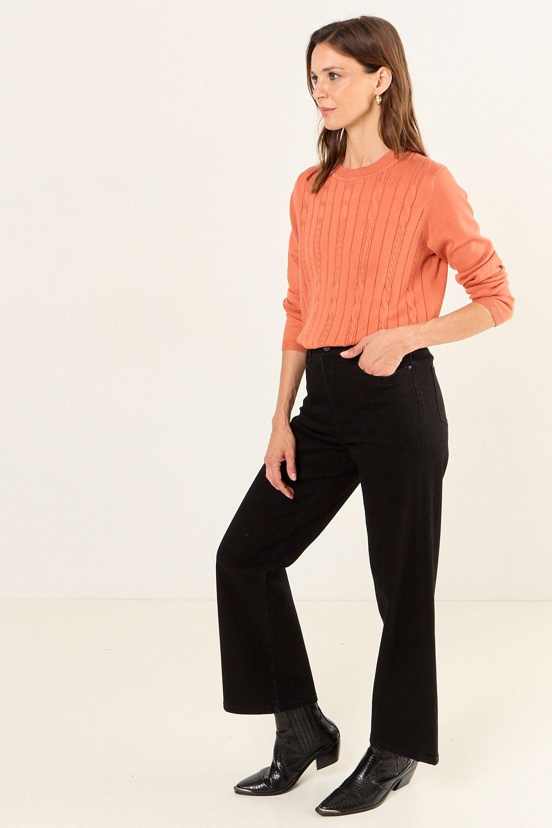 Tejido Escote Redondo Terracota Ma Griffe 18102126002214-3