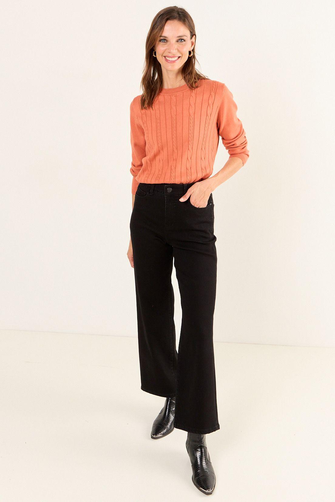 Tejido Escote Redondo Terracota Ma Griffe 18102126002214-4