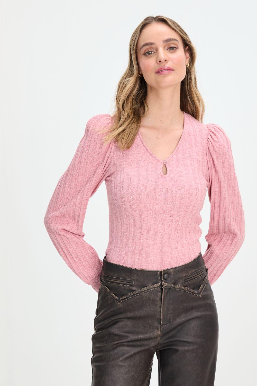 Polera Lisa Rosado 14220125008123-4