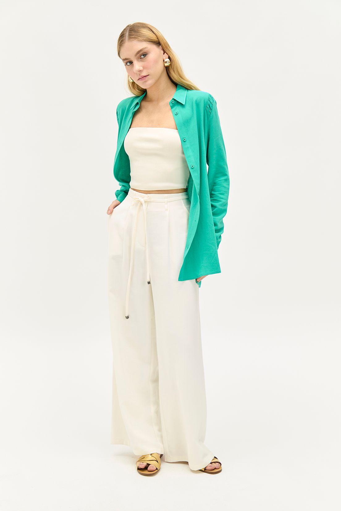 Blusa Lisa Verde iO 14020224066217-0